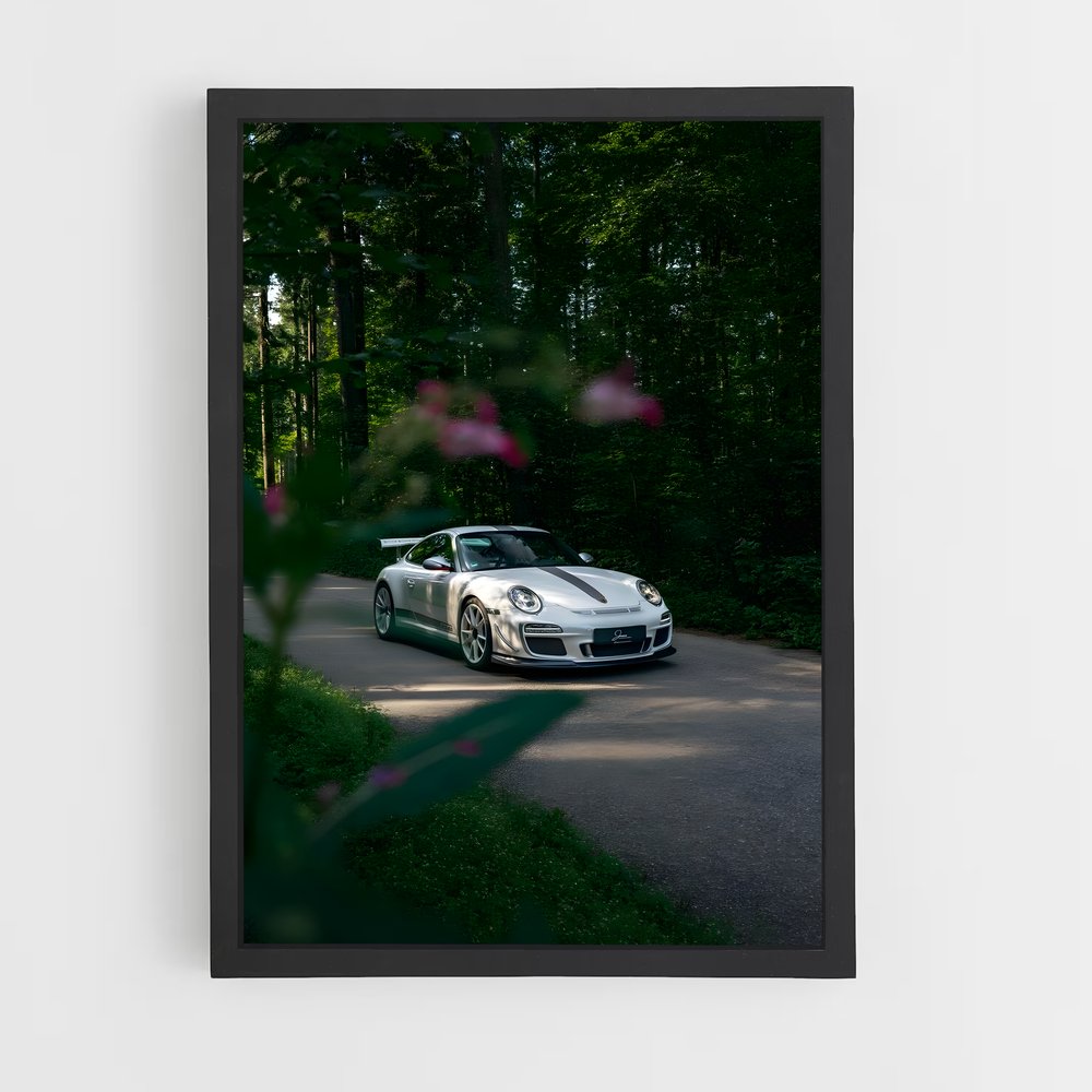 Poster Forêt Sportive – affiche Porsche (vue 2)